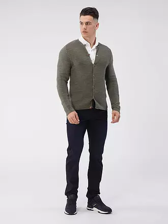 GOTTSEIDANK | Gilet traditionnel en tricot ALOISIUS | olive